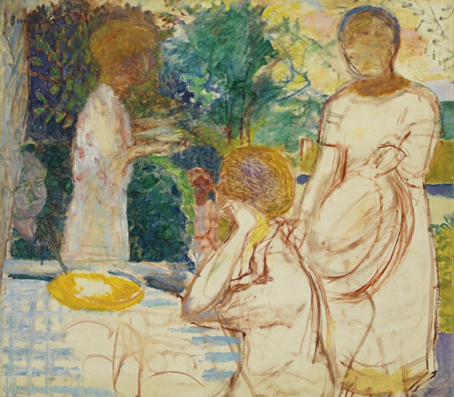 Bonnard Young women in the garden