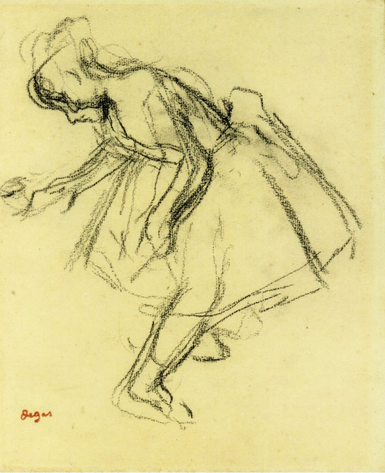 Degas Étude de danseuse