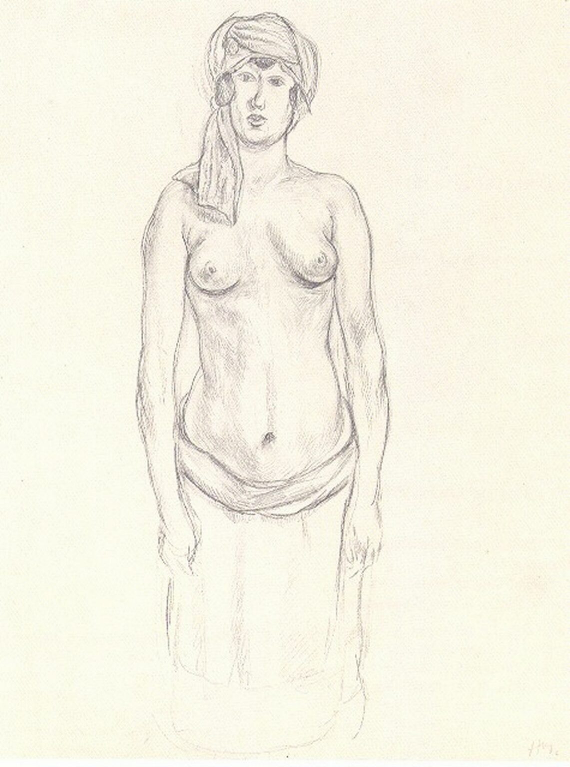 Matisse Jeune fille debout au turban