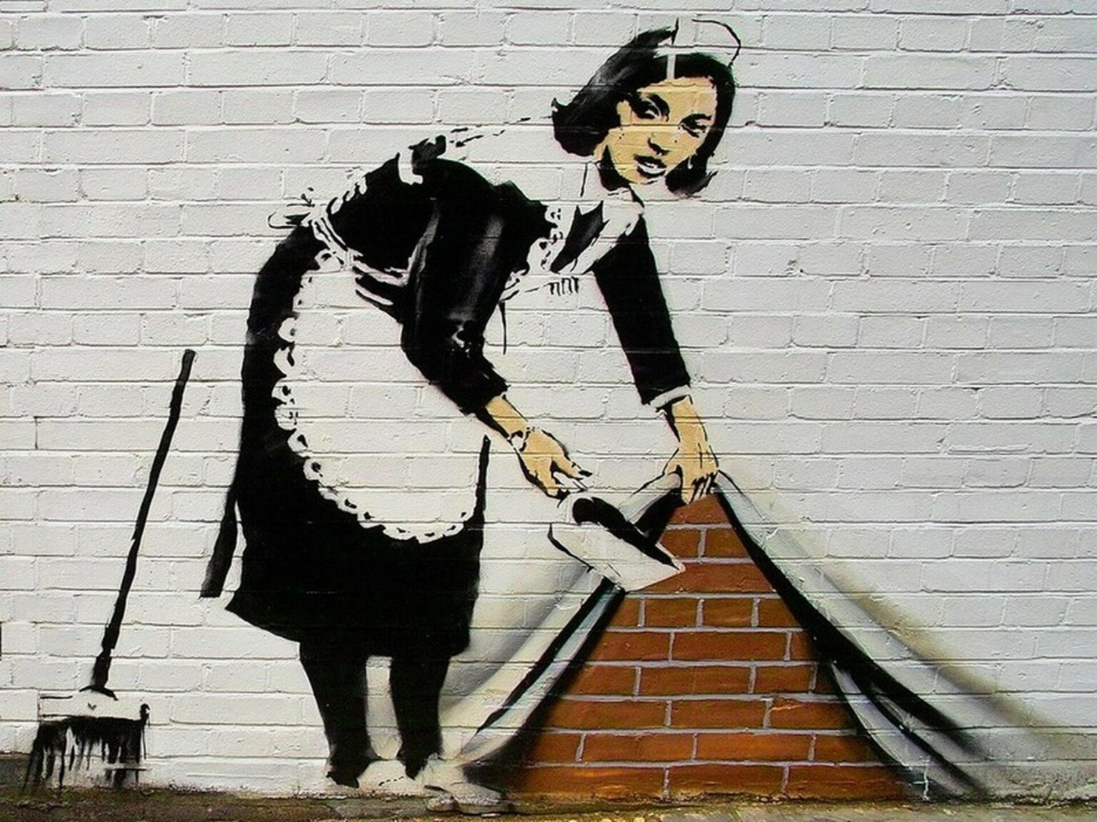Banksy Limpiando