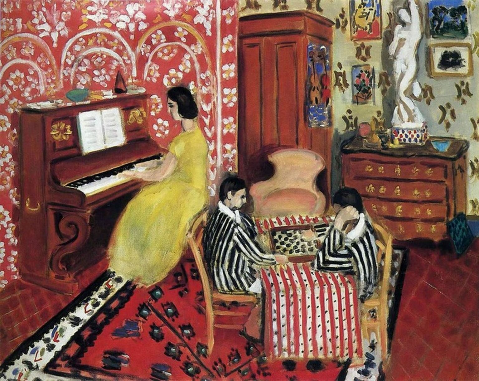 Matisse Pianist and checker players(1924)