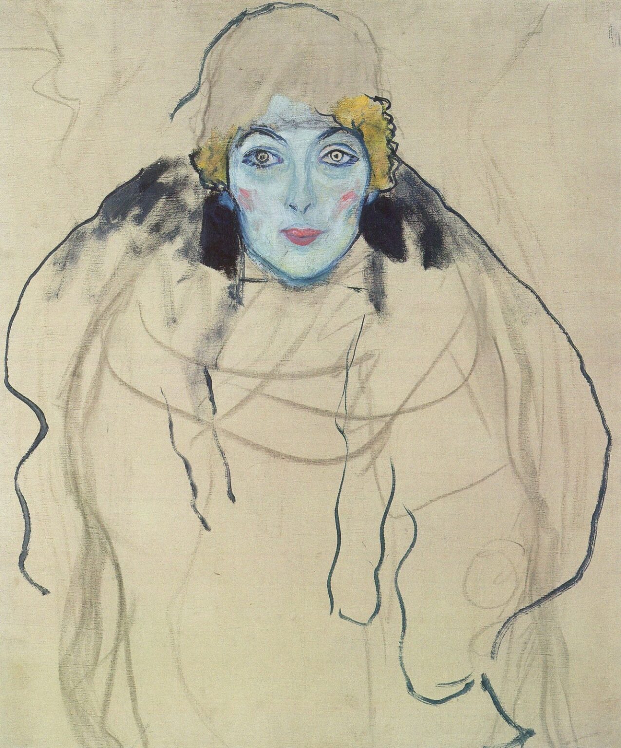 Klimt Portrait of a lady (unfinished-1918)