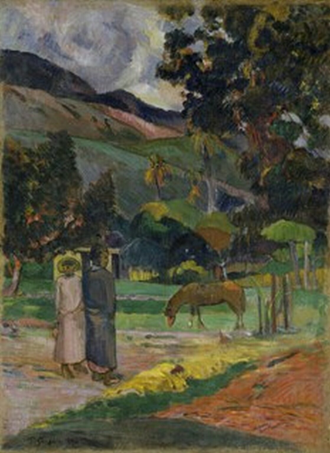 Gauguin Tahitian Landscape (1894)