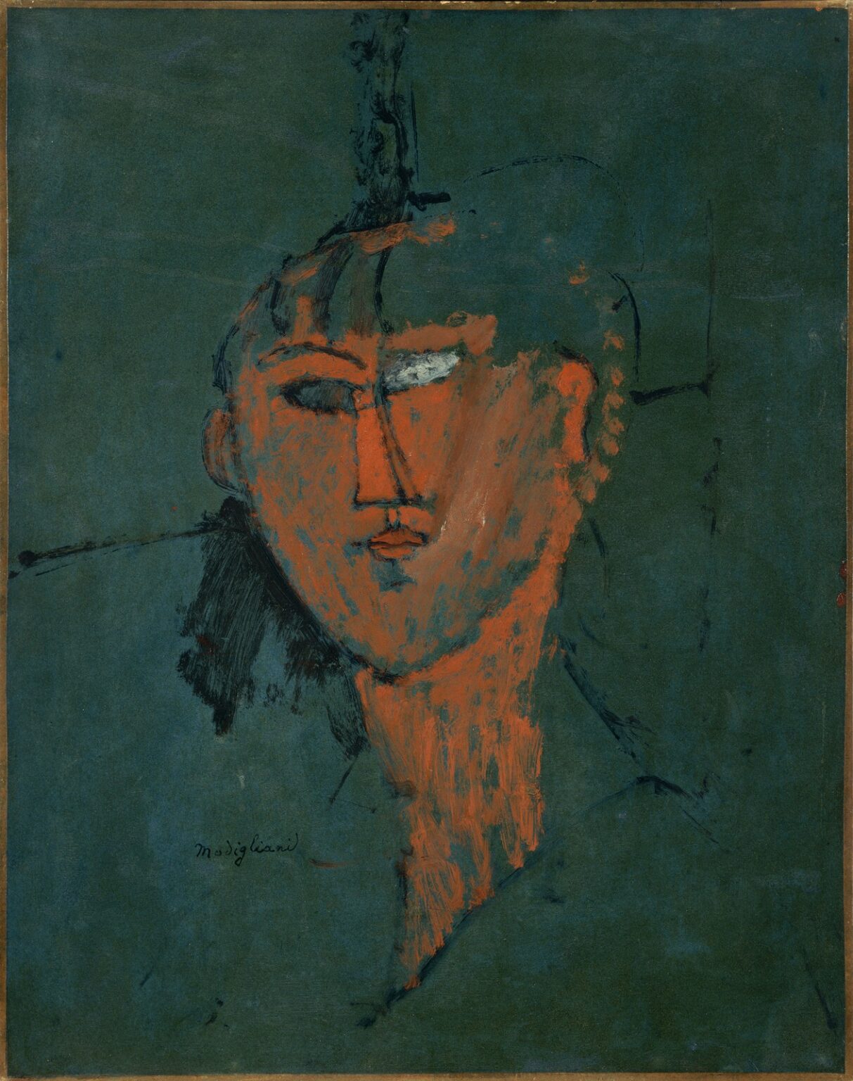 Modigliani Testa Rossa (1915)
