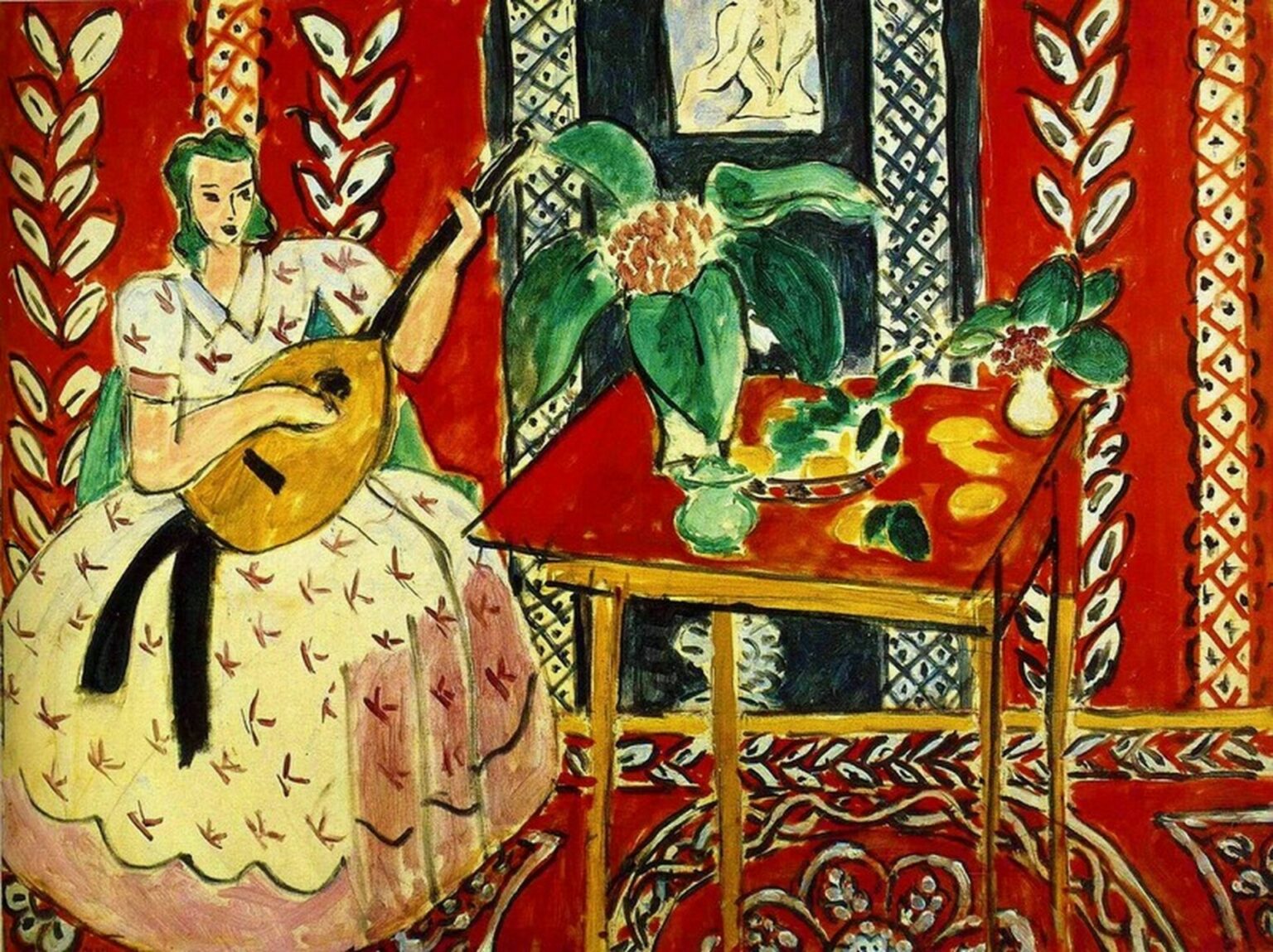 Matisse The Lute (1943)