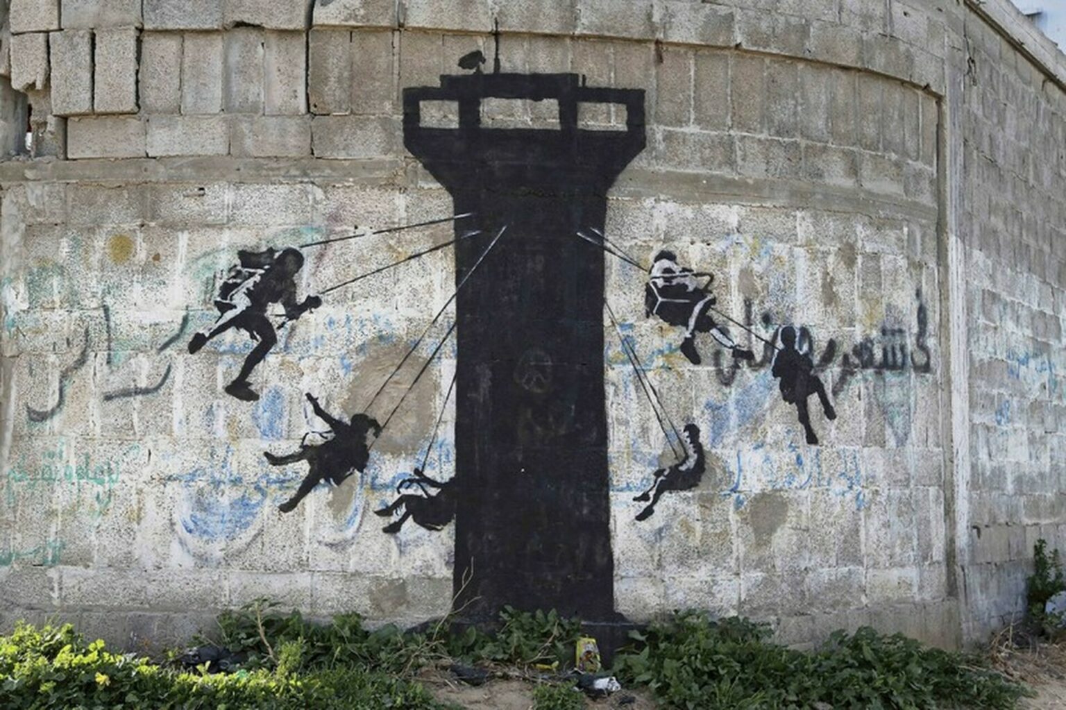 Banksy Tio-Vivo en Gaza