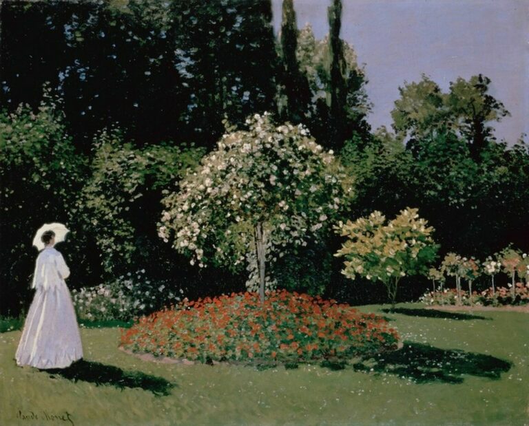 Monet Woman in the garden